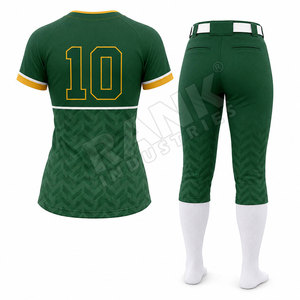 Uniforme de softball léger, uniforme d'équipe, design haut de gamme, couleur et logo personnalisés disponibles, uniforme de softball - Product Image 2