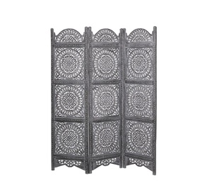 Foldable Wooden Modern Quality Handcrafted Wooden Divider Wall Separator Premium Designer Middle Unit for Home Decoration - Product Image 2