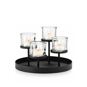 Wrought Iron <b>Pillar</b> <b>candle</b> Holders - Product Image 2