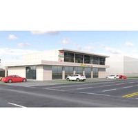 Edificio de Estructura de Acero Pesado Prefabricado en Fábrica, Taller/Almacén/Hangar/Sala/Garaje con Servicios de Soldadura y Corte