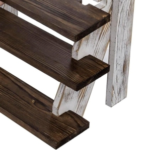 Top Sale 4-Tier Rustic Brown Burnt Wood Mini-<b>Cupcake</b> <b>Stand</b> Custom Metal Stair Steps for Parties Home Hotels Events at Best Price - Product Image 4