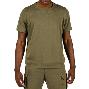 Camisetas de algodón de secado rápido para hombre, ropa informal lisa de gran tamaño, diseño de logotipo personalizado, precio barato, venta al por mayor - Product Image 3