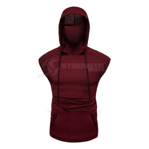 <b>Men</b> Workout <b>Sleeveless</b> Hoodies Bodybuilding Muscle Gym <b>Sleeveless</b> <b>Hoodie</b> Outdoor Gym Fitness Wear <b>Sleeveless</b> Hoodies - Product Image 2