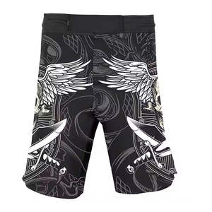 Shorts de grappling MMA avec impression de logo personnalisé, design de qualité supérieure, shorts MMA UFC pour hommes - Product Image 4