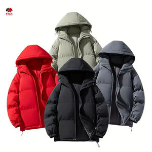 แจ็คเก็ตพัฟเฟอร์ผู้ชายสำหรับฤดูหนาว โลโก้สั่งทำได้ รับผลิตแบบ OEM ODM แจ็คเก็ตพัฟเฟอร์บุฉนวนกันลมและให้ความอบอุ่น พับเก็บได้ - Product Image 2