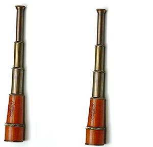 Télescope nautique Antique Kelvin & Hughes Spyglass avec étui en bois de rose Télescope vintage fait à la main - Product Image 6