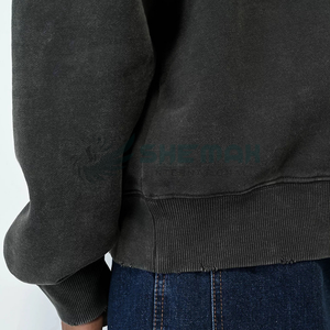 Sudadera con capucha de gran tamaño para hombre, ropa de calle, venta de agujeros, transpirable y de secado rápido, Sudadera con capucha de gran tamaño para hombre, precios razonables a la venta - Product Image 5