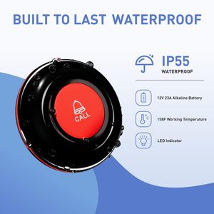 Daytech Plug-in Receiver pin di động Receiver không dây người chăm sóc máy nhắn tin cuộc gọi chuông cho người cao tuổi bệnh nhân - Product Image 3