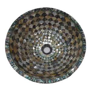 Lavabos con Incrustaciones de Nácar de Primera Calidad para Uso Comercial, Decoración del Hogar, Baños de Hoteles de Lujo, Dormitorios, Ecológicos - Product Image 3