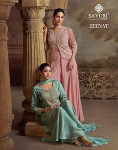 Elegante Traje Salwar Zeenat en Georgette con Hermoso Bordado, Perfecto para Eventos Festivos, Fiestas y Ocasiones Especiales - Product Image 6