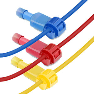 T Shape Copper Electrical Cable <b>Connector</b> Automotive Crimp <b>Terminal</b> Quick Splice Lock Wire <b>Connector</b> 250V - Product Image 1