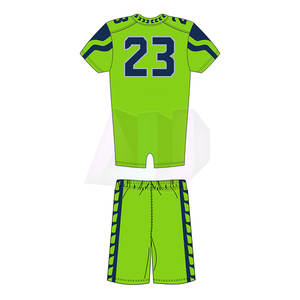 Uniforme Deportivo Transpirable de Manga Corta y Larga Duración, Diseño para Entrenamiento Diario, Solución para Equipos Deportivos de Fútbol Americano - Product Image 3