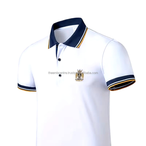 Precio al por mayor camiseta de los hombres baratos logotipo personalizado superventas de secado rápido hombres camiseta polos, polos de los hombres - Product Image 1