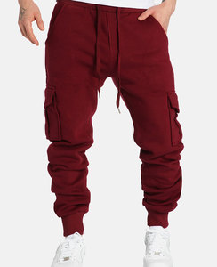 Pantalons de survêtement à jambe droite en éponge pour hommes pantalons de survêtement pour hommes pantalons de survêtement lavés avec logo personnalisé - Product Image 3