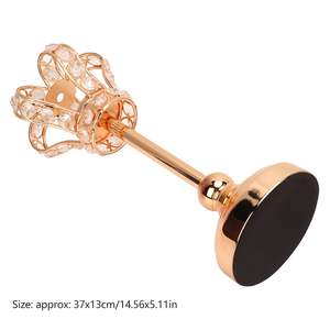 Candelabro Profesional Desmontable de Cristal Estilo Vintage Moderno, Elegante Portavelas Decorativo para el Hogar, Bodas y Decoración Festiva - Product Image 2