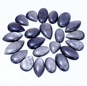 Mind Bling AAA + คุณภาพธรรมชาติฟรีขนาดเงินออบซิเดียนหลวมอัญมณี Cabochon สำหรับขายส่งเครื่องประดับรักษา - Product Image 2