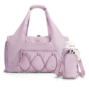 Women Yoga Gym Duffel Lightweight OEM Travel Tote <strong>Weekend</strong> Bag with Wet Pocket for Workout Yoga Overnight Trips - Product Image 1