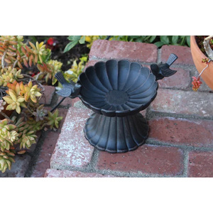 Nouveauté : bacs à eau et mangeoires pour oiseaux en métal durable pour parcs et jardins, avec couleurs et dimensions personnalisées - Product Image 2
