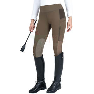 Legging d'équitation pour femme imperméable et coupe-vent, couleur personnalisée, haute qualité, avec matière Spandex/Polyester - Product Image 1