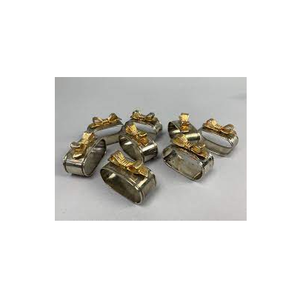 Aluminum Napkin Rings <b>Wedding</b> Banquet Banquet Dinner Party Napkin Holder Ring <b>Table</b> Ware and Hot Sale Product - Product Image 1