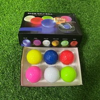 Balle de golf avec lumière LED Balle de golf clignotante stable et lumineuse