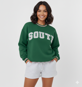 เสื้อสเวตเชิ้ตคอเต่าผ้าฟลีซผสมคอตตอนโพลีเอสเตอร์เนื้อหนา 360gsm พิมพ์ลายสำหรับฤดูหนาว ป้องกันรอยยับ แห้งเร็ว ระบายอากาศได้ดี ถักทออย่างประณีต - Product Image 1