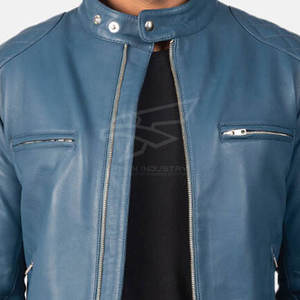 Venta caliente hombres ropa chaqueta de cuero nueva moda hombres chaqueta de invierno a prueba de viento chaqueta de cuero transpirable - Product Image 5