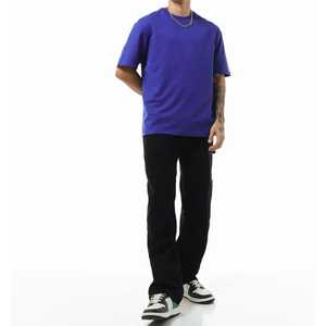 Camiseta básica de entrenamiento personalizada para hombre 95% algodón 5% Spandex logotipo privado gimnasio Fitness ropa patrón de impresión en blanco liso 100% algodón - Product Image 2