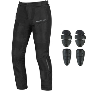 Pantalon de moto en textile optimisé pour une utilisation quotidienne, résistant aux abrasions et équipé d'une protection CE niveau 1. - Product Image 1