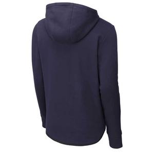 Sweat à capuche Sherpa à manches longues 100% coton gris personnalisable pour hommes, pull respirant à séchage rapide, sweatshirts OEM d'hiver à demi-fermeture éclair - Product Image 6