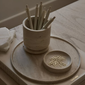 Trending Marble <b>Pen</b> Holder Elegant Handmade Office Desk Organizer Premium Quality Factory Direct Wholesale Supply Export - Product Image 1