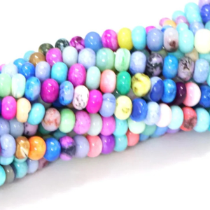 Cuentas Redondas de Ópalo Multicolor: Piedras Preciosas AAA para Joyería y Artesanía (6-9 mm, 16 pulgadas) - Product Image 4