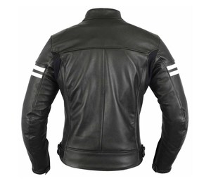 Haute qualité Offre Spéciale motard moto vestes en cuir hiver peau de mouton avec poches zippées nouvel état - Product Image 5