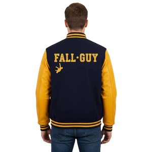 Chaqueta universitaria con logotipo bordado personalizado Diseño perfecto de manga larga de Gosling, ropa de calle unisex esencial - Product Image 2