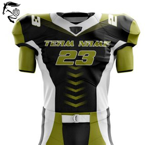 Uniforme de football américain pour jeunes de haute qualité 2025 avec logo imprimé par transfert thermique, 100% polyester respirant, taille plus - Product Image 3