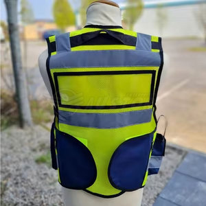 Chaleco DE TRABAJO reflectante de nuevo estilo Chaleco de trabajo de seguridad de costura fuerte de la mejor calidad a la venta 2025 - Product Image 2