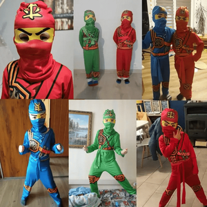 Child's Ninjago <b>Carnival</b> Costume Deguisement Cosplay <b>Outfit</b> - Product Image 3