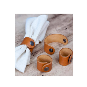 Servilleteros y accesorios Diseño Servilletas de mesa Accesorios Servilletero de cuero ecológico para tamaño personalizado con venta - Product Image 2