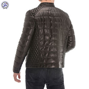 เสื้อแจ็กเก็ตหนังแขนยาวของผู้ชาย2024ตามสั่งกล่องซับในคอตั้งดีไซน์ที่ดีที่สุดสำหรับสวมใส่แนวสตรีทในฤดูหนาว - Product Image 3