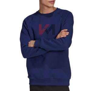 Sudadera de cuello redondo de lana pesada para hombre, venta al por mayor, sudadera con estampado gráfico para hombre, moda informal cómoda - Product Image 1