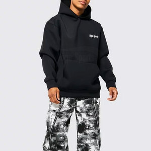 Sweats à capuche surdimensionnés en coton pour hommes avec logo personnalisé hiver polaire léger de haute qualité - Product Image 4