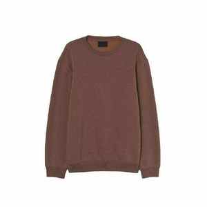 Sudadera con Capucha y Cuello Redondo con Logotipo Personalizado, Unisex, 100% Algodón, Gruesa, Talla Grande, Sudadera Bordada con Cuello Redondo, Sudadera Lisa para Hombre - Product Image 4