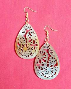 ต่างหูทำมือจากเขาควายแท้สำหรับผู้หญิง เครื่องประดับแฟชั่นจากเขาควายธรรมชาติ ต่างหูผู้หญิงจากเขาควาย เป็นมิตรกับสิ่งแวดล้อม - Product Image 4