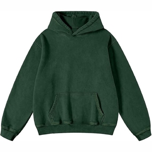 Sudadera con Capucha Estética Color Verde Salvia, Corte Holgado, para Uso Diario y Comodidad en la Calle - Product Image 3