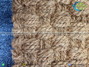 Tapis en fibre de coco pour l'intérieur, pour la protection des entrées et des sols, brun ordinaire, rectangulaire - Product Image 2