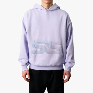 เสื้อฮู้ดผ้าฝ้ายผสมลำลองสำหรับผู้ชาย, เสื้อฮู้ดสไตล์ไม่ซ้ำใครพิมพ์โลโก้สวมใส่สบายน้ำหนักเบา - Product Image 4