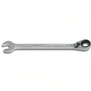 HAZET 606 Open-End Ratchet Wrench with 15 mm Key 218 mm Reversible Ring End 13 White for Shop <b>Tools</b> - Product Image 3