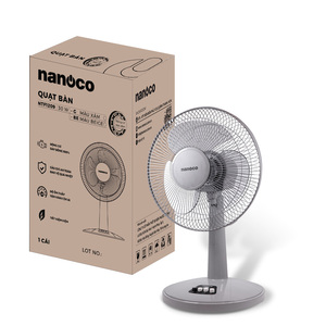 NTF1209 Hogar al aire libre Top 1 Ventilador de mesa Refrigeración por aire mecánica Motor de rodamiento de bolas 38,2 M3/min Flujo de aire Tres eléctrico directo - Product Image 1