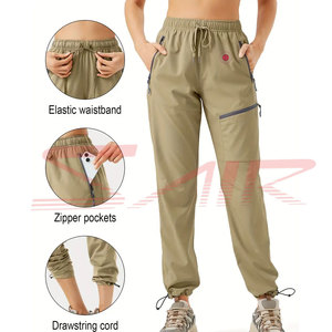 Pantalon droit pour femme de haute qualité à taille élastique, nouveau design, respirant, grande taille, décontracté, confortable, avec logo personnalisé, directement de l'usine - Product Image 1
