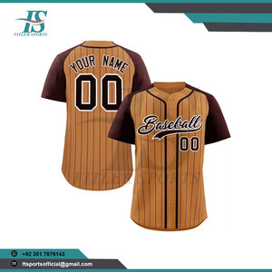 Maillot de baseball personnalisé de haute qualité, imprimé par sublimation, boutonné, uniforme d'équipe, maillot de baseball personnalisé - Product Image 2